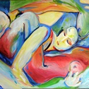 MARY / Body / Mixed techniques on canvas / 70 x 100 cm
